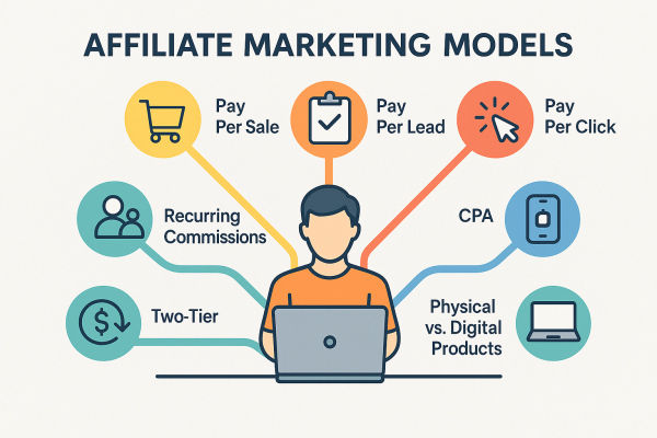 Diagram of Affiliate Marketing Models